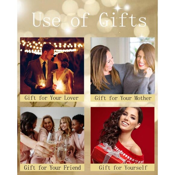 Women Jewelry Set Silver/Gold Plated Teardrop Pendant Necklace Dangle Drop Earri - Picture 5 of 6